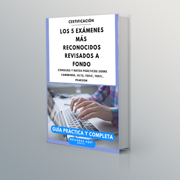 examen de inglés-contra-portada de ebook-guia-para-certificación-en-inglés