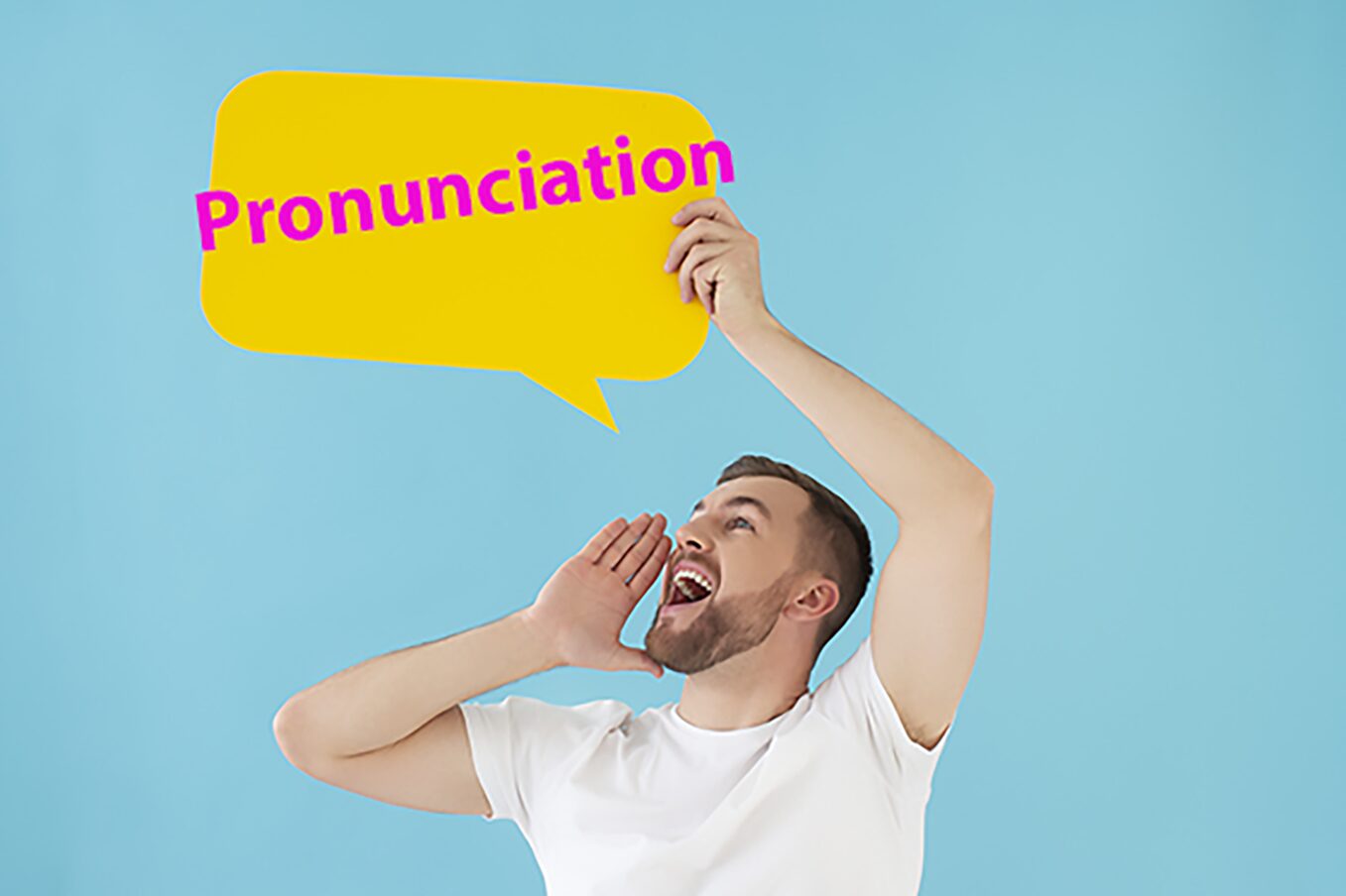 Cómo mejorar la pronunciación en inglés-young-male-english-language-learner-thought-bubble.
